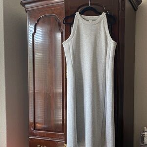 SPANX Light Gray Midi Dress